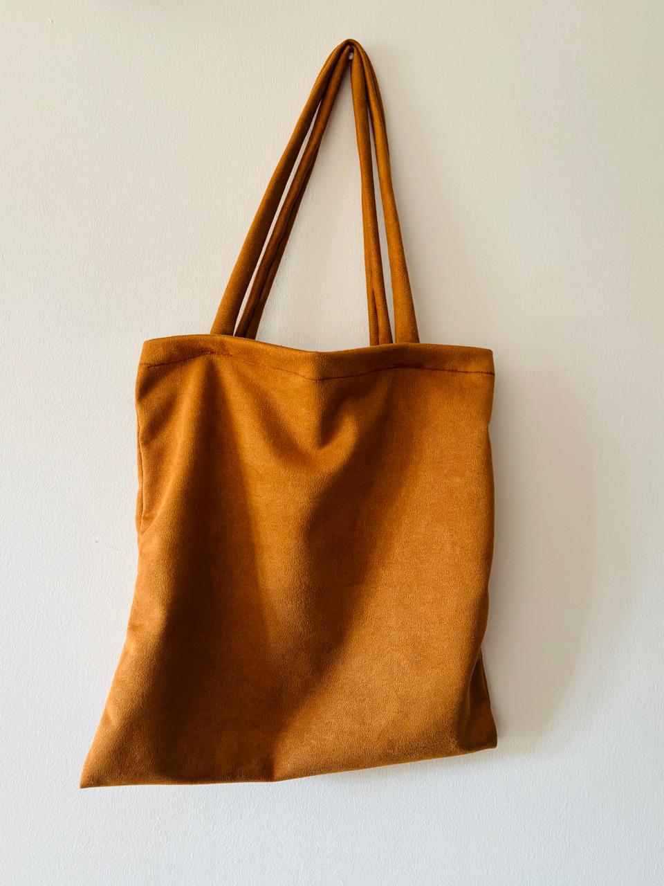 Bolsa Gamuza Camel