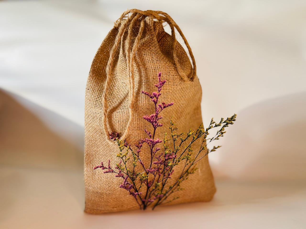 Bolso de Regalo Flores Secas