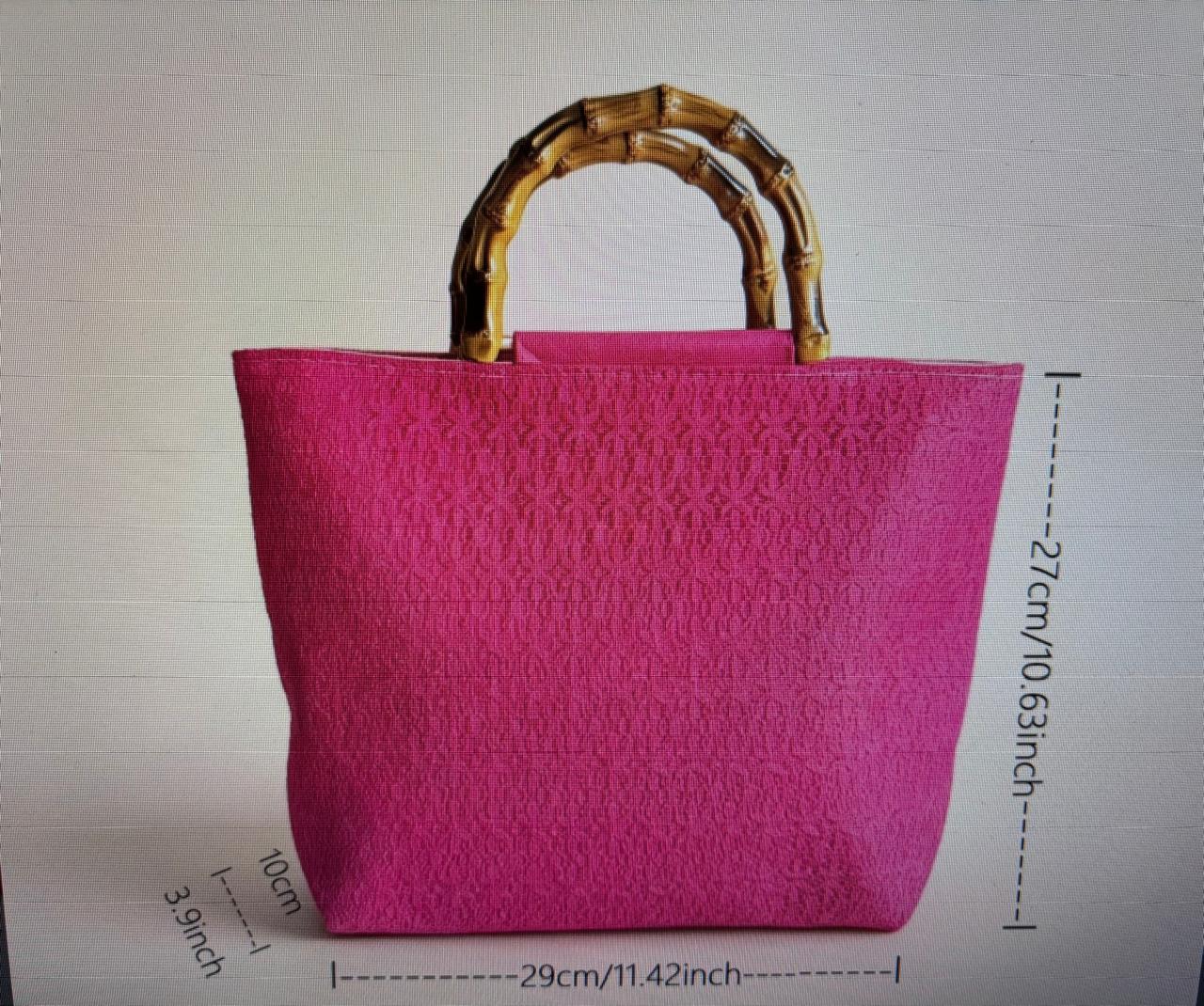Bolso de Mano Rosa - Imagen 5